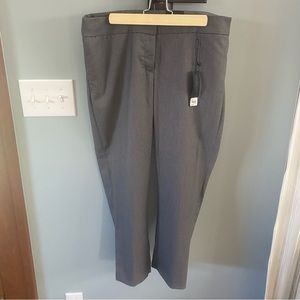 NWT Lane Bryant- the Sophie cropped pants NWT brown birdseye material.